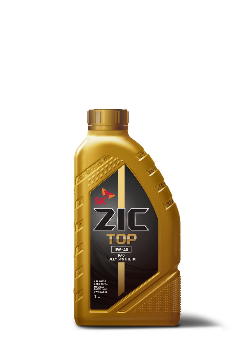 Моторное масло ZIC TOP 0W-40, 1л