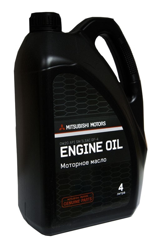 Моторное масло Mitsubishi Motor Oil API SM 0W-20, 4л