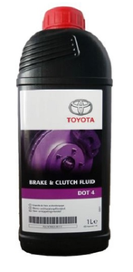 Жидкость тормозная Toyota dot 4, BRAKE FLUID, 1л