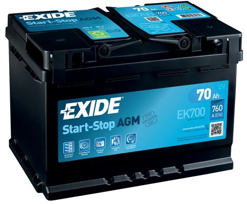Aккумулятор Exide Start-Stop AGM EK700