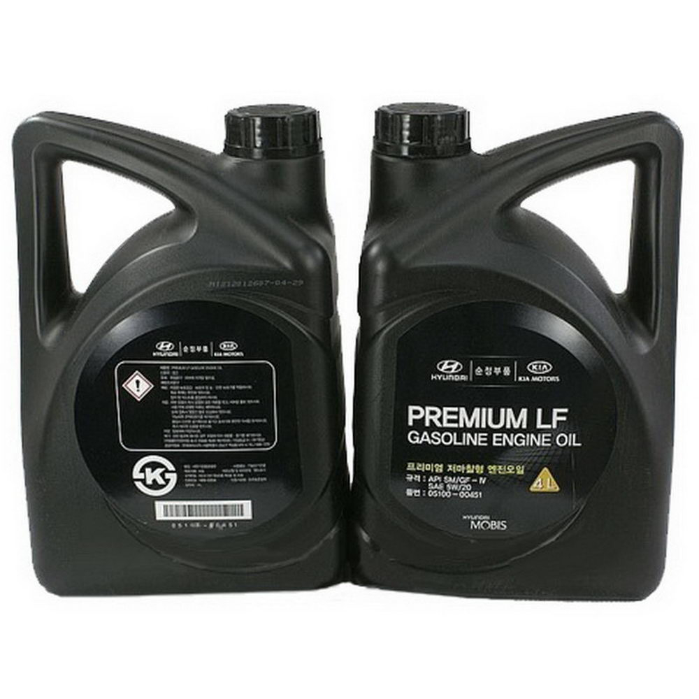 Моторное масло Hyundai-Kia Premium LF Gasoline 5W-20, 4л