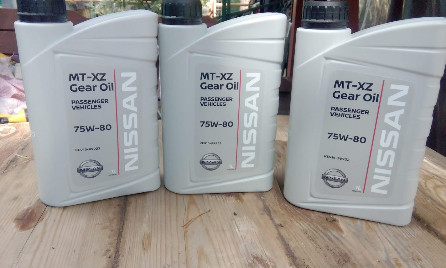 Масло трансмиссионное Nissan MT XZ Gear Oil 75W-80, 1л