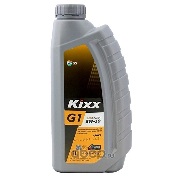 Моторное масло KIXX G1 A3/B4 5W-30, синтетика, 1л