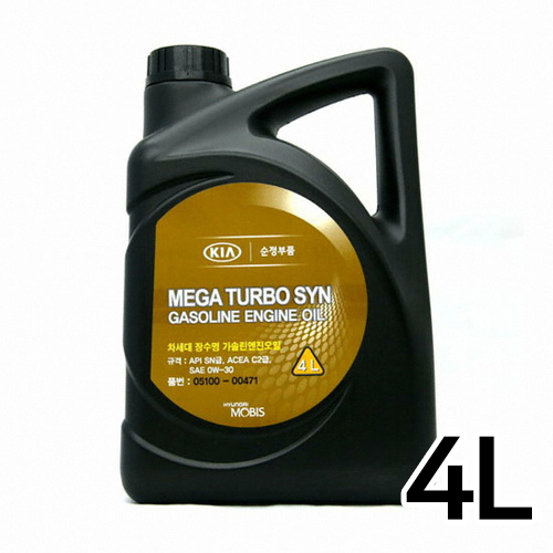 Моторное масло Hyundai-Kia Mega Turbo Syn 0W-30 4L (0510000471)