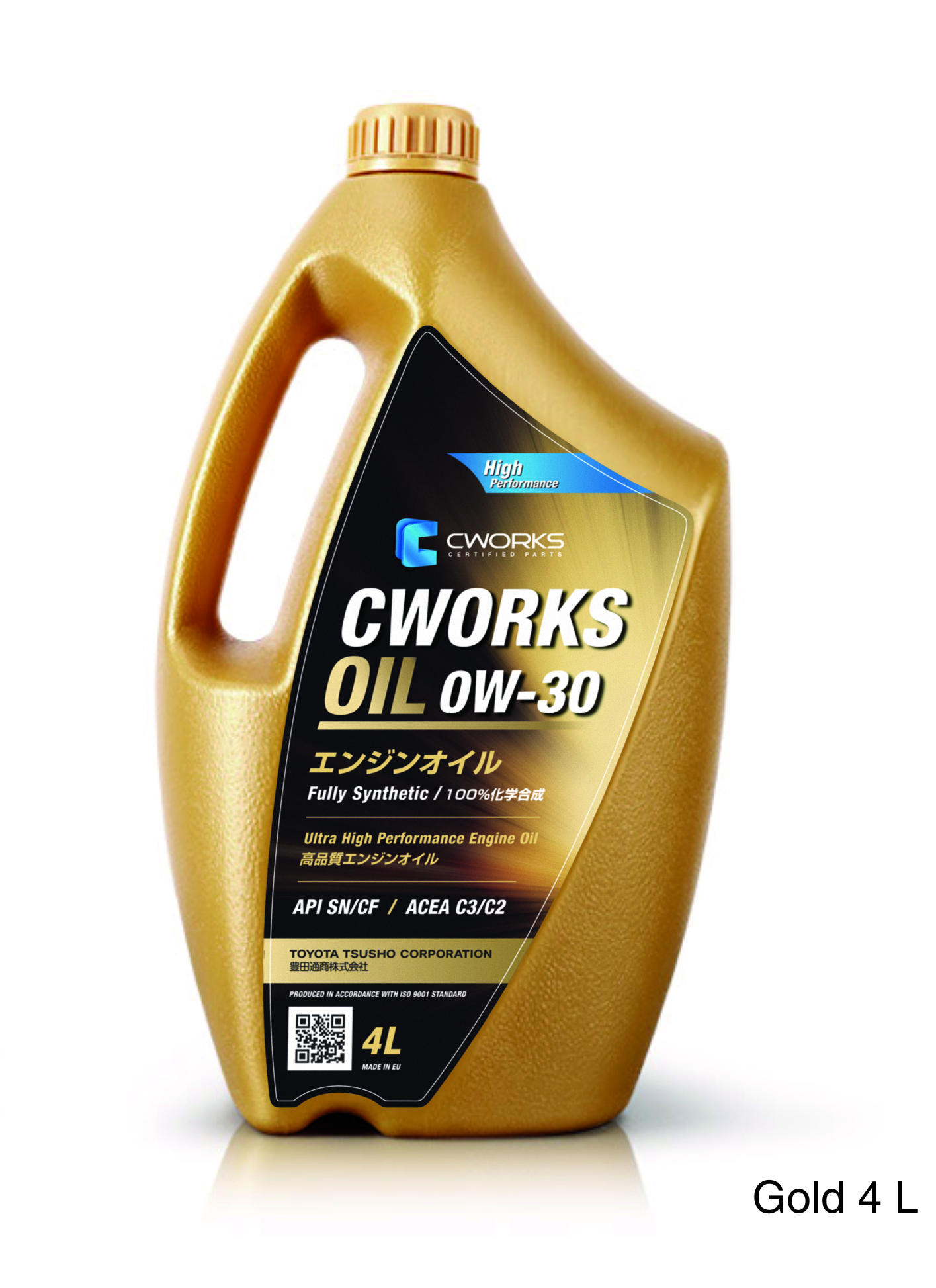 Моторное масло CWORKS 0W30 C3 4 л (A130R5004)