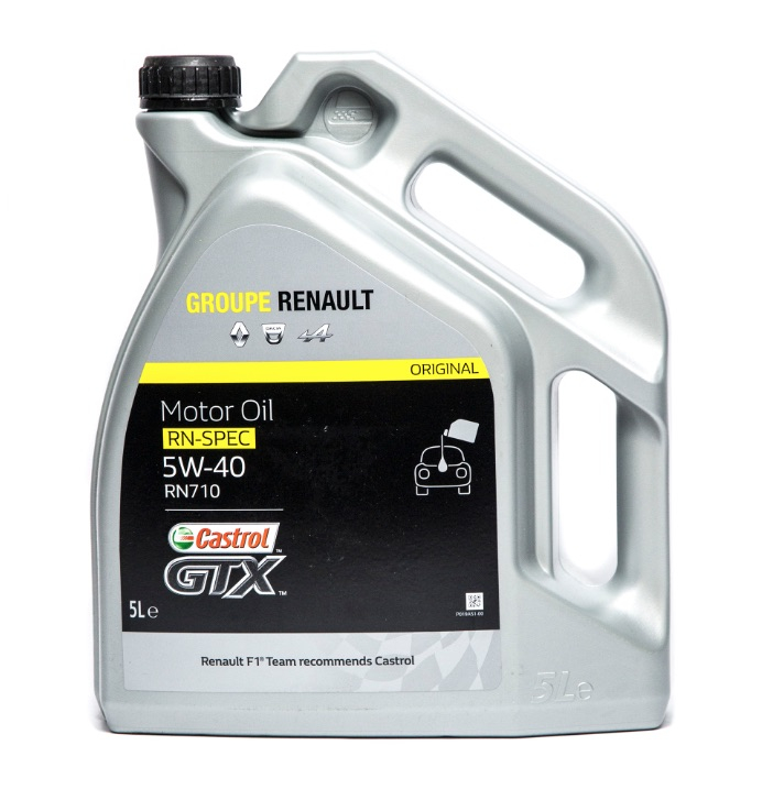 Моторное масло Renault - Castrol GTX RN-SPEC RN 710 5W40 5 л