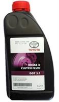 Жидкость тормозная Toyota dot 5.1, BRAKE FLUID, 5л