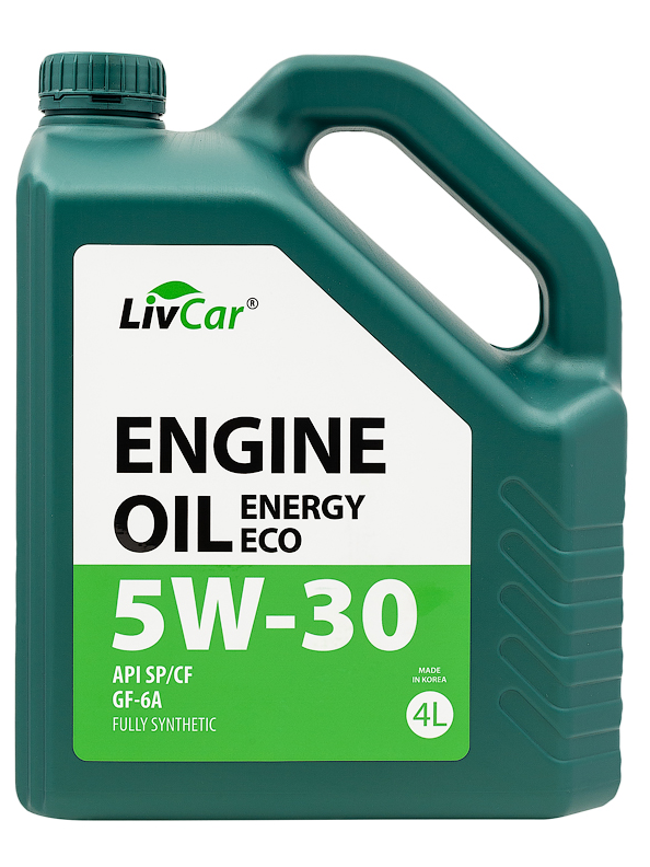 Масло моторное LivCar ENGINE OIL ENERGY ECO 5W30 API SP/CF/GF-6A 4л